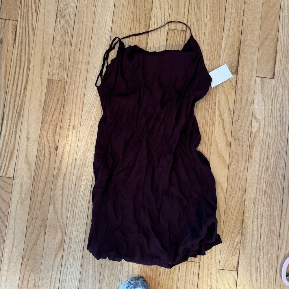 H&M mauve slip dress- never worn. Open back!